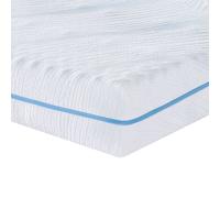vidaXL Matelas Blanc 90 x 200 cm Tissu jacquard en polyester 100%