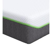vidaXL Matelas Blanc, Gris 90 x 190 cm