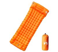 Vidaxl Matelas De Camping Autogonflant Avec Oreiller 1 Personne Orange