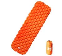 Vidaxl Matelas De Camping Gonflable 1 Personne Orange 190x58x6 Cm