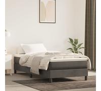 vidaXL Matelas de lit à ressorts ensachés 100x220x20 cm velours