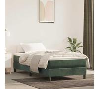 vidaXL Matelas de lit à Ressorts ensachés 100x220x20 cm Velours, Matelas, Matelas de lit, Matelas à sommier tapissier, Meuble de Chambre à Coucher