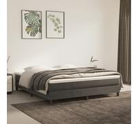 Vidaxl Matelas De Lit À Ressorts Ensachés 160x220x20 Cm Velours