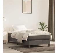 vidaXL Matelas de lit à ressorts ensachés 90x210x20 cm Velours