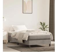 Vidaxl Matelas De Lit À Ressorts Ensachés 90x220x20 Cm Velours
