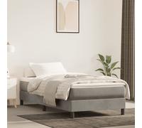 vidaXL Matelas de lit à ressorts ensachés 90x220 cm epaisseur 20 cm velours,matelas,matelas de lit,matelas à sommier