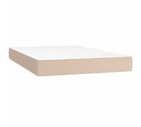 vidaXL Matelas de lit à ressorts ensachés Cappuccino 120x200x20 cm