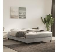 Vidaxl Matelas De Lit À Ressorts Ensachés Gris Clair 140x220x20 Cm Gris