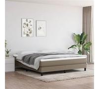 Matelas de Lit à Ressorts Ensachés Crème 160x200x20 cm Tissu Double vidaXL
