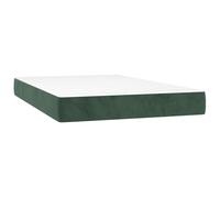 Matelas de Lit à Ressorts Ensachés Gris Foncé 140x190x20 cm Double vidaXL