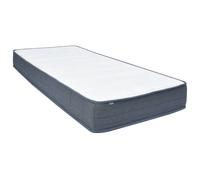 vidaXL Matelas de sommier à lattes 160x80x20 cm tissu, matelas de lit, matelas à ressorts ensachés individuels, petit matelas simple