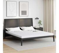 vidaXL Matelas en Mousse 200 x 10,5 cm Blanc, Moyen Ferme, Pas Besoin de Montage, utilisable en intérieur, Hiver/Printemps, 100% Polyester, Design rectangulaire Contemporain, Confort suprême pour Un