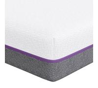 vidaXL Matelas en Mousse à mémoire de Forme 160 x 200 cm Blanc, Confort Moyen, 100% Polyester, Tissu Jacquard, pour Intérieur, Parfait pour l'hiver et Le Printemps, Ép épousant Le Corps, Améliore Ton