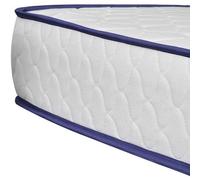 vidaXL Matelas en mousse à mémoire de forme 200 x 120 x 17 cm doux Blanc