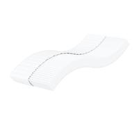 Vidaxl Matelas En Mousse Blanc 100x200 Cm Dureté H2 H3 Blanc