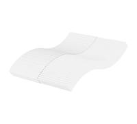 vidaXL Matelas en mousse 140x210 cm H2/H3 blanc, épaisseur 17 cm