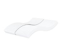 vidaXL Matelas en mousse blanc 160x200 cm dureté H2 H3