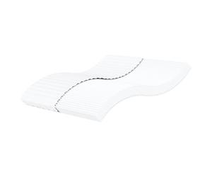 vidaXL Matelas en mousse blanc 200x200 cm dureté H2 H3