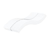 vidaXL Matelas en mousse blanc 90x190 cm dureté H2 H3