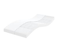 Vidaxl Matelas En Mousse Blanc 90x220 Cm 7 Zones Dureté 20 Ild Blanc