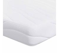 vidaXL Matelas en Mousse Gel 90 x 190 cm - Blanc, Confort Moyen, en Tissu Polyester. Parfait pour la Chambre, il Garde au Frais, Style Moderne, adapté pour Toutes Les Saisons. Facile à Entretenir et