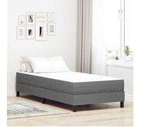 vidaXL Matelas en mousse gris clair 80X200 cm Fermeté réglable Matériau respirant Lit simple pour sommeil confortable 42008256