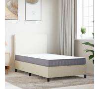 vidaXL Matelas en mousse moyennement doux 100x200 cm – 16 cm épaisseur, 5 zones, housse de matelas