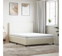 vidaXL Matelas en mousse moyennement doux 160x200 cm