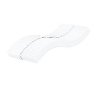 vidaXL Matelas en mousse pour enfants blanc 80x160 cm dureté H2 H3
