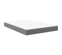 vidaXL Matelas Ressorts ensachés Gris Clair Medium 140x190x20 cm Tissu