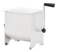 vidaXL Mélangeur de viande manuel avec couvercle Argenté Inox Argent G