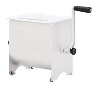 vidaXL Mélangeur de Viande Manuel avec Couvercle Hachoir Electrique Machine à Hacher Broyeur à Viande Cuisine Maison Argenté Acier Inoxydable
