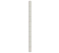 vidaXL Membrane anti-mauvaises-herbes blanche 2x25 m PP tissu de paillage