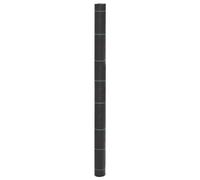 vidaXL Membrane anti-mauvaises herbes noir 1,5x100 m PP