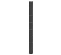 vidaXL Membrane anti-mauvaises herbes Tapis de paillage Noir 1,5 x 25 m PP