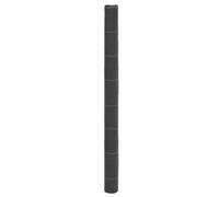 vidaXL Membrane anti-mauvaises herbes Tapis de paillage Noir 1,5 x 25 m PP