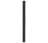 vidaXL Membrane anti-mauvaises herbes noir 1,5x50 m PP
