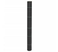 vidaXL Membrane Anti-Mauvaises Herbes Noir 1x25 m PP, Tissu Anti-Mauvaises Herbes, Membrane de contrôle des Mauvaises Herbes, Tapis de paillage