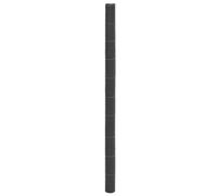 vidaXL Membrane anti-mauvaises herbes noir 2x25 m PP