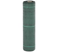 vidaXL Membrane Anti-Mauvaises Herbes Vert 0,5x25 m PP, Tissu Anti-Mauvaises Herbes, Membrane de contrôle des Mauvaises Herbes, Tapis de paillage