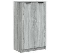 vidaXL Meuble à Chaussures Sonoma Gris 59x35x100 cm Bois d'ingénierie