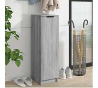 vidaXL Meuble à chaussures Sonoma gris – Bois d'ingénierie 30x35x100 cm