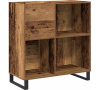 vidaXL Meuble à disques en chêne artisanal 85 x 38 x 89 cm