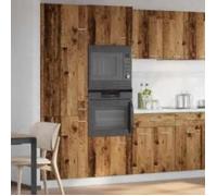 vidaXL Meuble à micro-ondes ""Lyon"" Bois ancien 60 x 57 x 207 cm Bois d'ingénierie 3334023