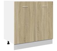 vidaXL Meuble bas ""Lyon"" Chêne Sonoma 80 x 46 x 81,5 cm Bois d'ingénierie 849612