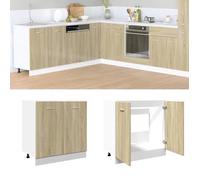 vidaXL Meuble bas ""Lyon"" Chêne Sonoma 80 x 46 x 81,5 cm Bois d'ingénierie 849612