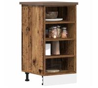 vidaXL Meuble bas ""Riga"" Bois ancien 40 x 44,5 x 81,5 cm Bois d'ingénierie 854209