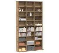 vidaXL Meuble CD Chêne Artisanal 101 x 23 x 177,5 cm Bois d'ingénierie, Armoire de Rangement Moderne, Rectangle, Organisateur CD Compact, Une Solution Gain de Place, Meuble séjour, Bois Composite