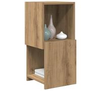 vidaXL Meuble d'angle Chêne Artisanal 30,5x30x65cm Bois d'ingénierie, Solution de Rangement stylée, Cabinet rectangulaire Robuste, Meuble d'angle Qui économise de l'espace pour Votre Salon Moderne