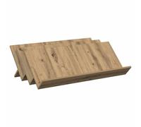 vidaXL Meuble d'appoint avec étagère Chêne artisanal 90 x 57,5 x 42 cm